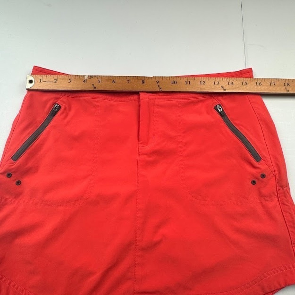 Title Nine Rogue Skort Womens 4 Coral Skirt Lightweight Nature Hiking Outdoor - Picture 9 of 11